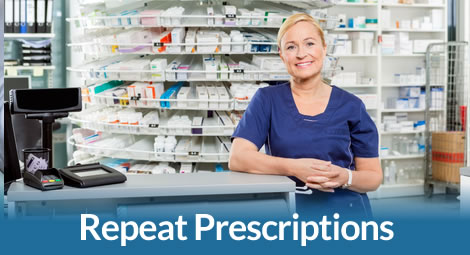 Person at pharmacy counter