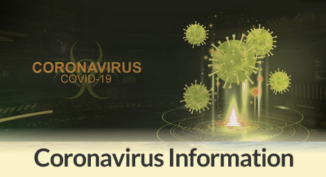 Image of a coronavirus with word Covid 19