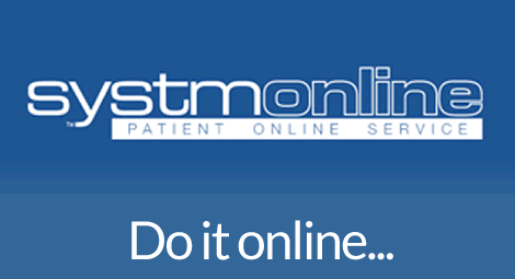 System online logo linking to online gp services