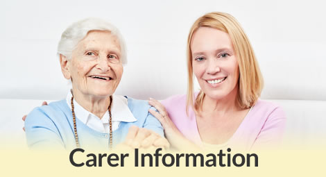 Two people, one a carer